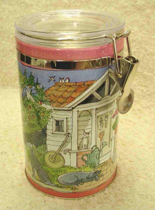 Garden Shed round clip tin