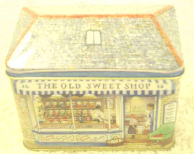 Corner shop old sweet shop house tin