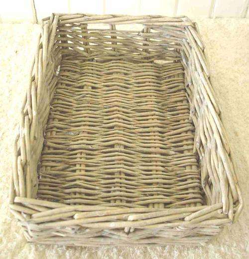 Willow rectangular basket (small)