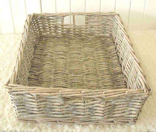 Willow rectangular basket (large)