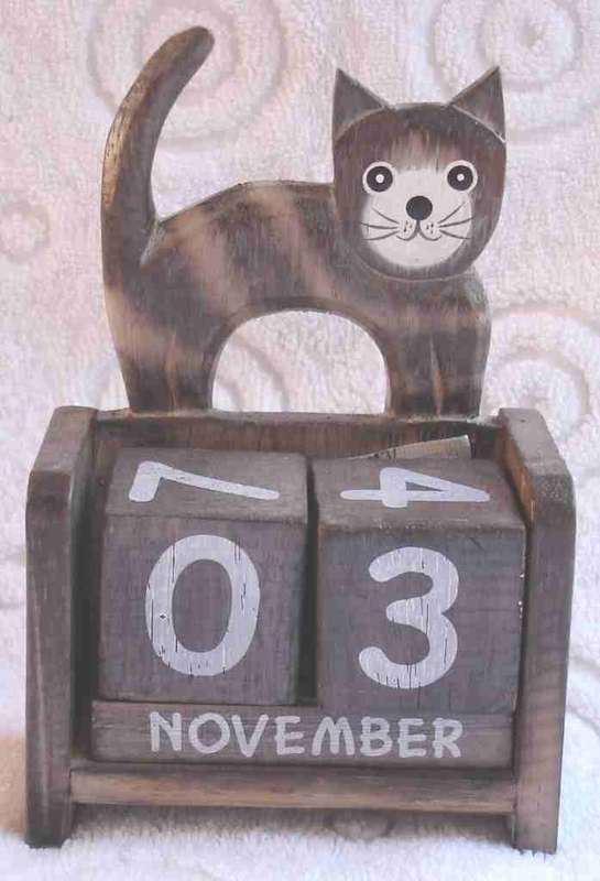 Cat calendar set