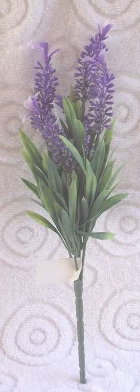 Plastic lavender decoration bush