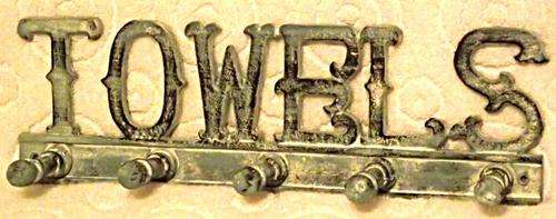 TOWELS wall hanging with hooks - 33 x 11 x 8 cm
