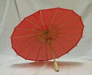 Large Wedding Parasols/Chinese Umbrellas - Red R40