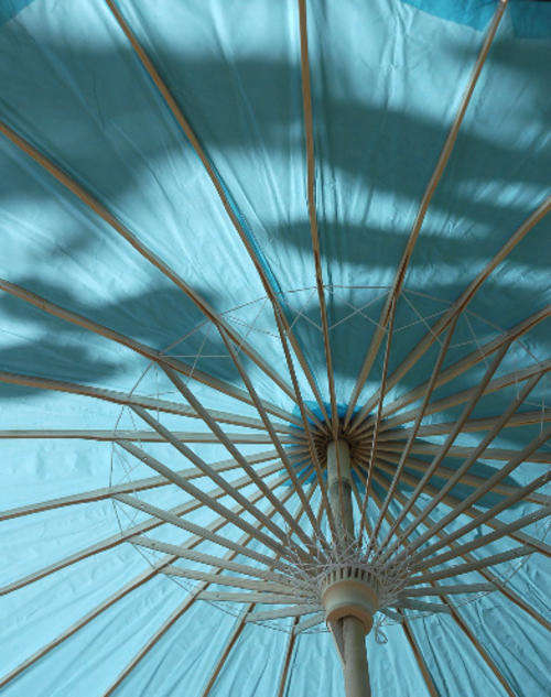 Large Wedding Parasols/Umbrellas -Turquoise R45