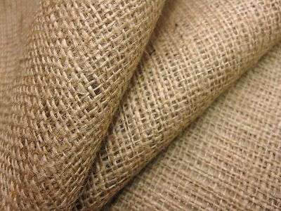 Rusty Hessian Fabric for DIY Wedding Decor