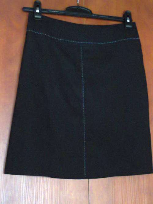 BLACK STRETCH MINI SKIRT - WOOLWORTHS 10