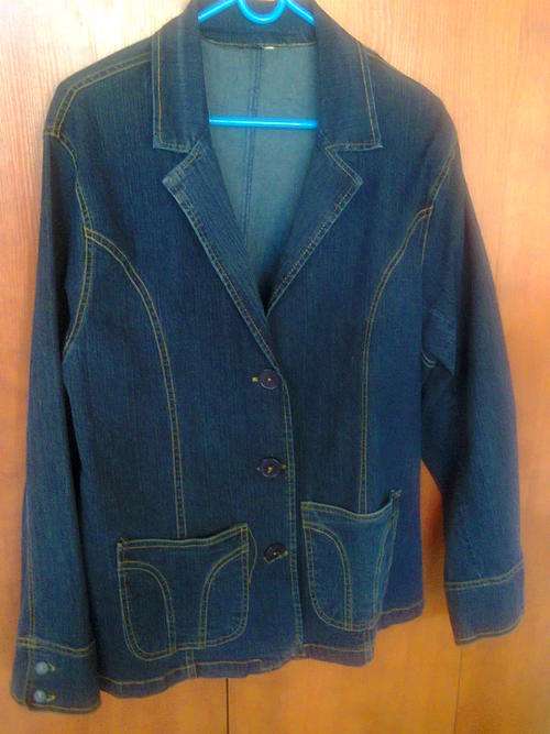 STRETCH DENIM JACKET - SIZE XL