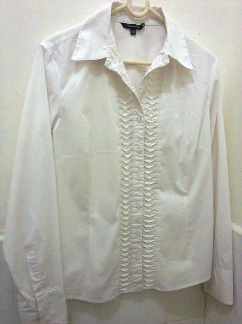 WHITE SHIRT TRUWORTHS STRETCH - SIZE L
