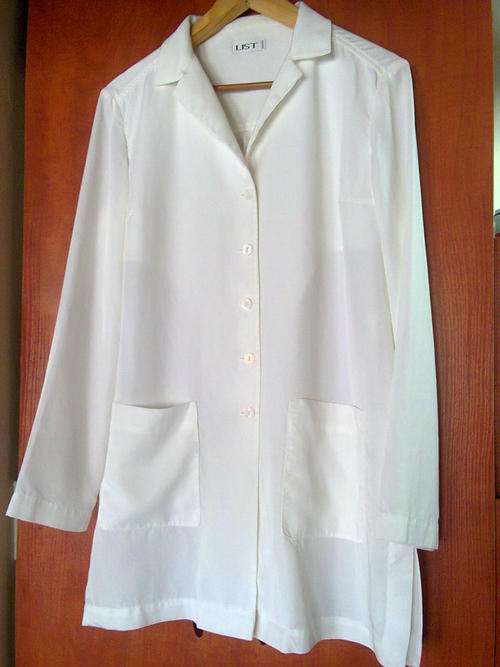 STUNNING LONG WHITE SHIRT MADE IN ITALY - SIZE L