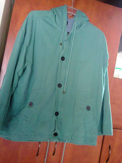 POLO JACKET WITH HOODIE - XXL