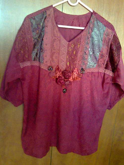 SALE: DARK PINK TOP - XXL