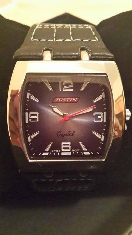 Men's Watch -  Justin Black Strap men's watch