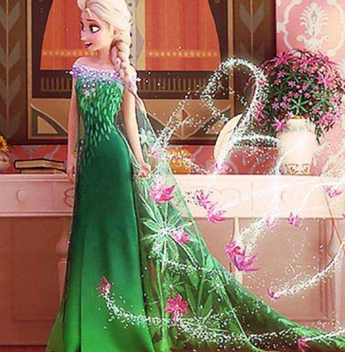 Disney Clothing For Kids Cute Cartoon Princess Elsa Baby Girl Dresses