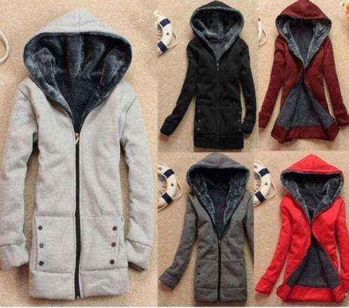 Winter Jacket Women Hooded Coat Casual Cotton-padded