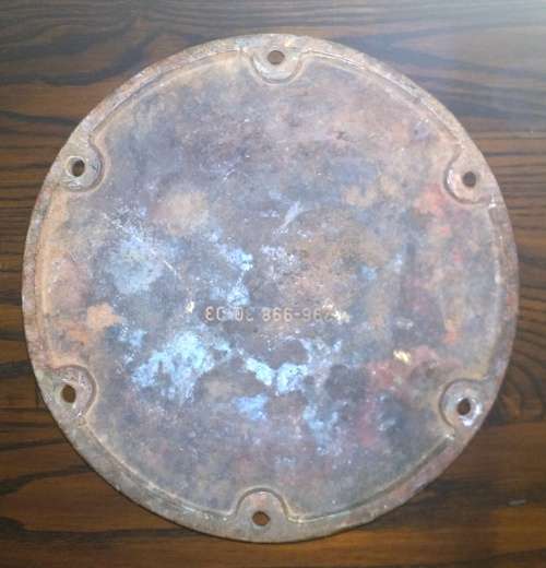 Rhodesia Railways Garratt Steam Locomotive Smoke-Box Plate - Rare