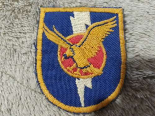 SAP- SPECIAL TASK FORCE  cloth shoulder flash, facing L/H -Original-