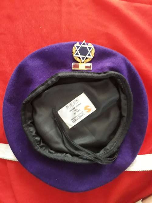 SADF Chaplain- Jewish beret with balkie- Scarce with the balkie