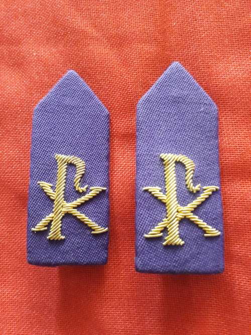 Bophuthatswana Defense Chaplains Gorgets- VERY SCARCE