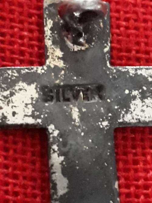 Rhodesian Chaplains Sterling Silver Collar badges- Pair, Pre UDI -SCARCE- (Owen 3114/3115)