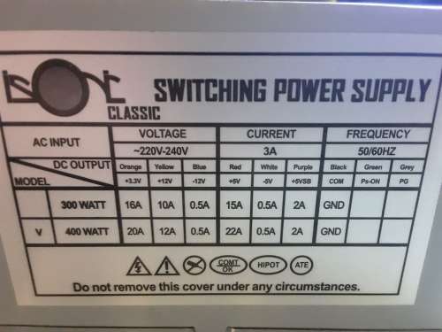 Combo pack 2 Power Supplys 450w and 400w +Super Multi DVD Drive and Writer