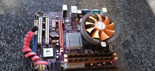 Motherboard Combo 4GB RAM+2.6ghz 2 Core CPU+Hard Drive With Cables