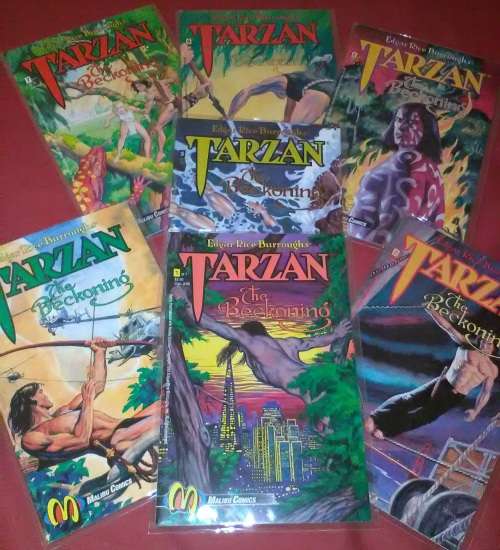Complete comic set # 1-7: Tarzan the Beckoning (1992) - unread, as new appearance