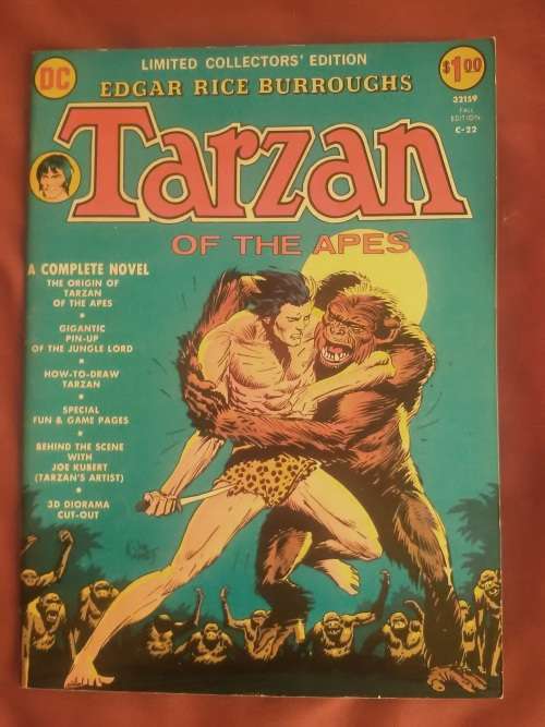Oversized comic: Tarzan of the Apes (DC, 1973)