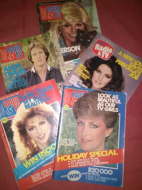 5 x Family Radio and TV magazine: (1980 - 1985)