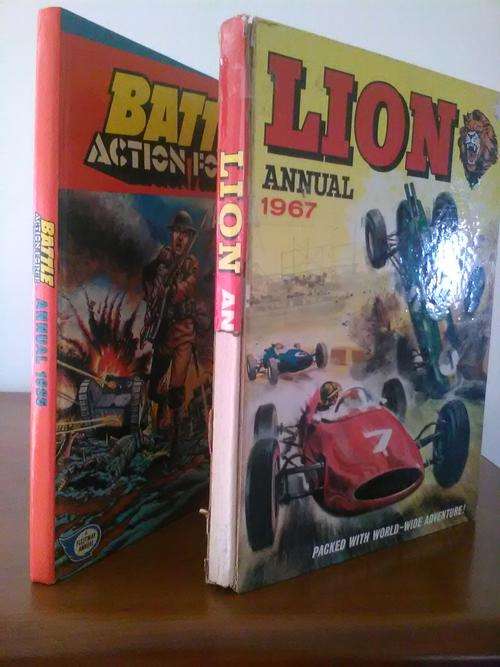Lion Annual (1967) and Battle Annual (1985)