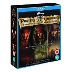 Pirates of the Caribbean Trilogy on Blu-ray (Brand new - sealed)