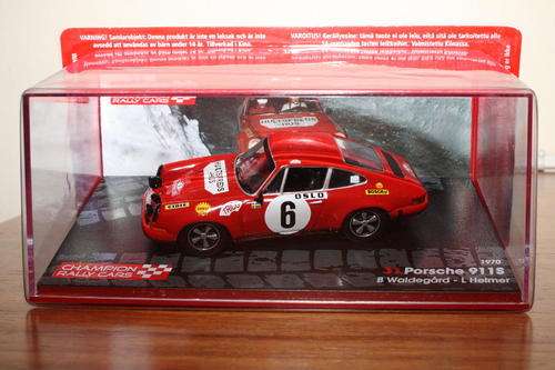 Champion Rally Cars No 11 - Porsche 911S - Bjorn Waldegar - Car only Sealed in its box 1:43 Scale