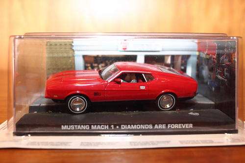 JAMES BOND 007 CAR COLLECTION No 13 Ford Mustang Mach 1 - Diamonds Are Forever - Cracked Display