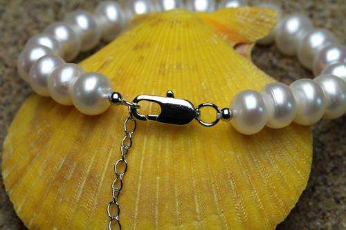 925 silver 8-9mm Pearl bracelet