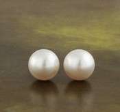 925 silver 5-6mm Pearl earrings