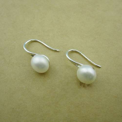 925 silver 7-8mm Pearl earrings