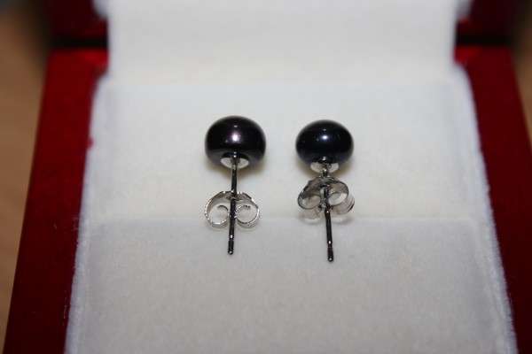 925 silver 6-7mm Pearl earrings