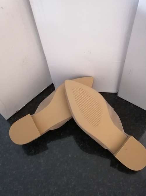 Taupe Pointy Toe Mules