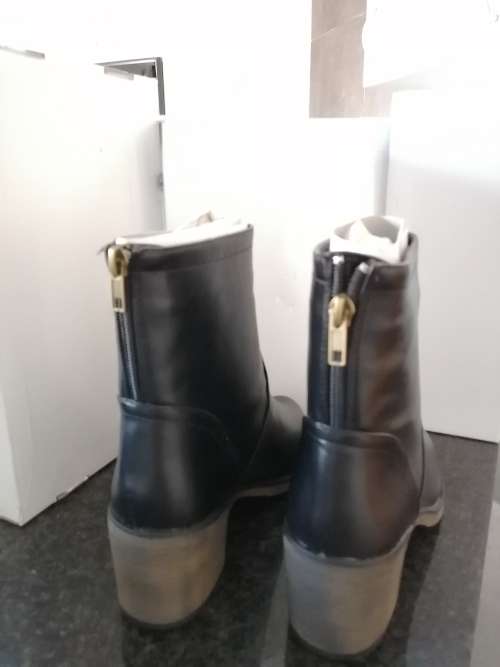 Black Mid-Calf Boots