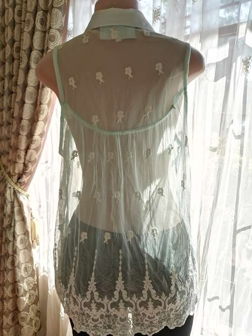 Beautiful Mint Lace Top
