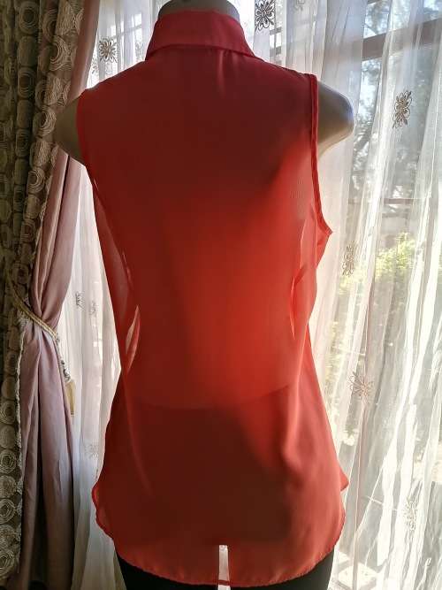 Lovely Orange chiffon Blouse