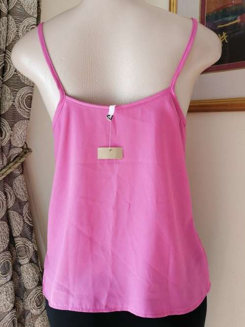 Pink Shoulder Strap Top