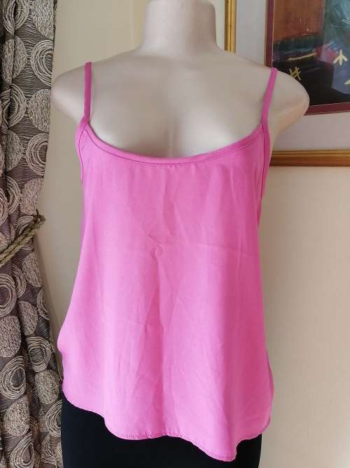 Pink Shoulder Strap Top