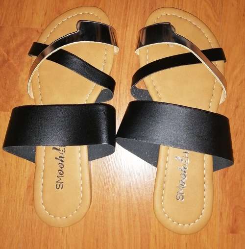 Black and Silver Slip Ins