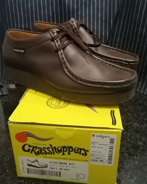 Genuine Grasshopper Dark Brown Men`s Shoes