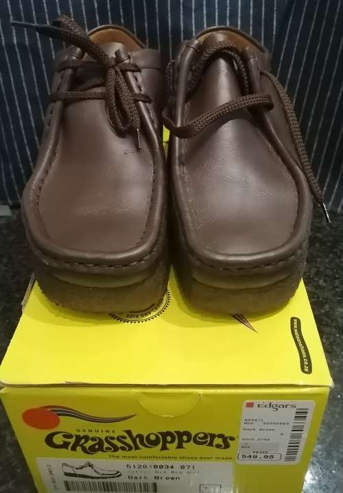 Genuine Grasshopper Dark Brown Men`s Shoes