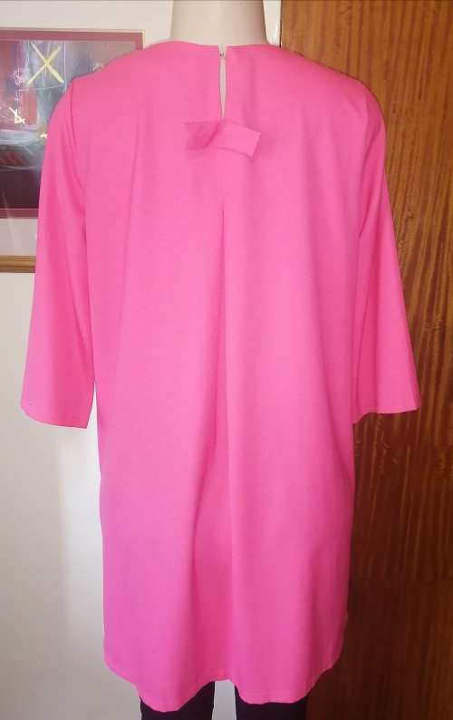 Cerise 3/4 Sleeve Dress or Top