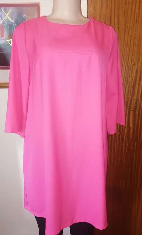 Cerise 3/4 Sleeve Dress or Top