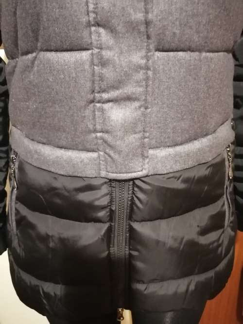 Colour Block Quilted Jacket