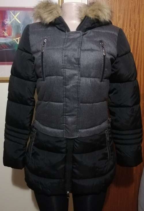Colour Block Quilted Jacket
